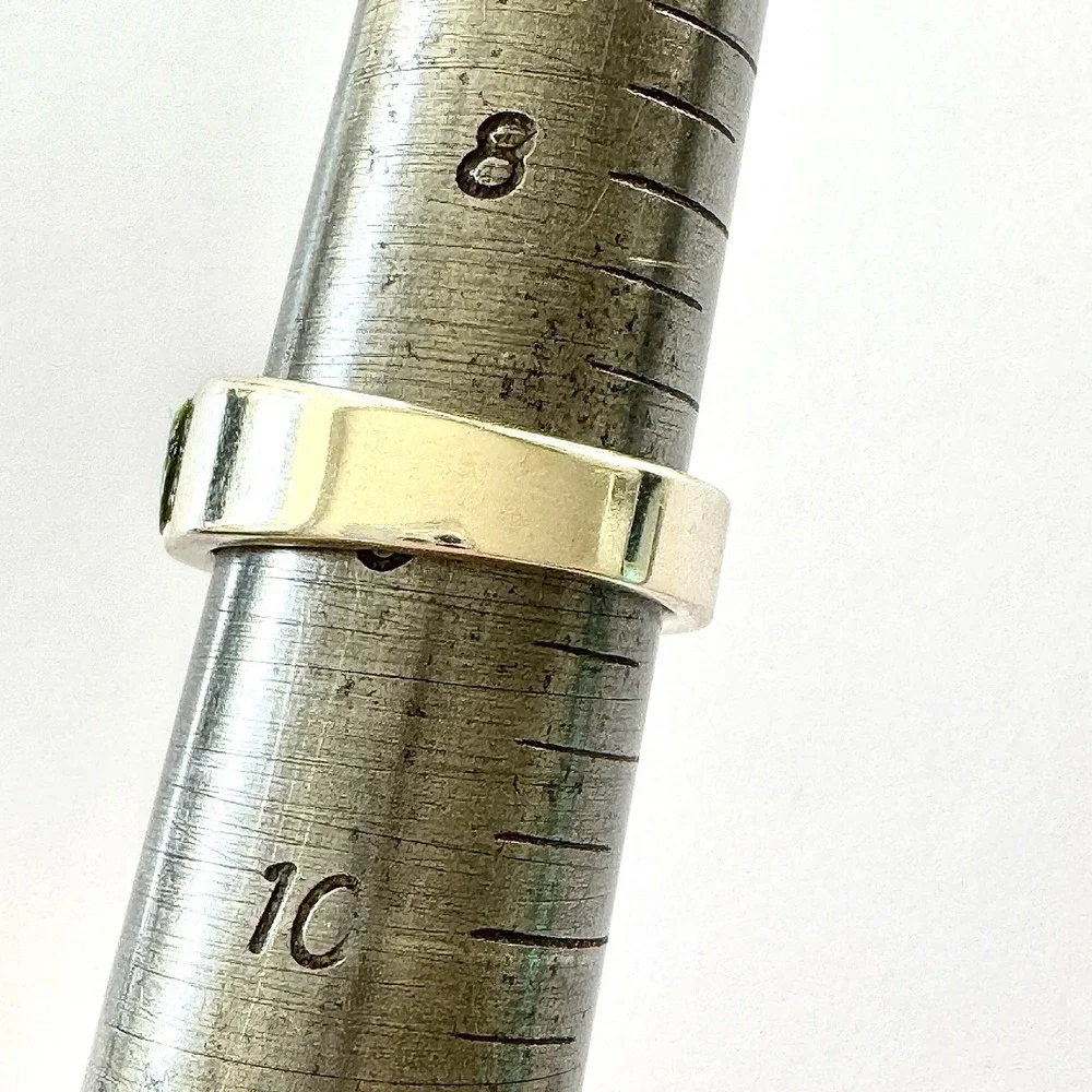 Navajo‎ Inlay Sonoran Turquoise Opal Wedding Band Sz 9 9mm Ring Mens AT
